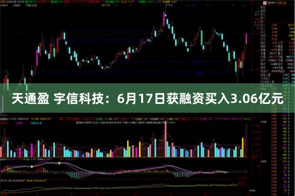 天通盈 宇信科技：6月17日获融资买入3.06亿元